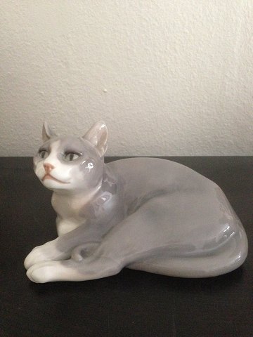 Bing & Grøndahl Figur af en Kat af Niels Nielsen No 1878