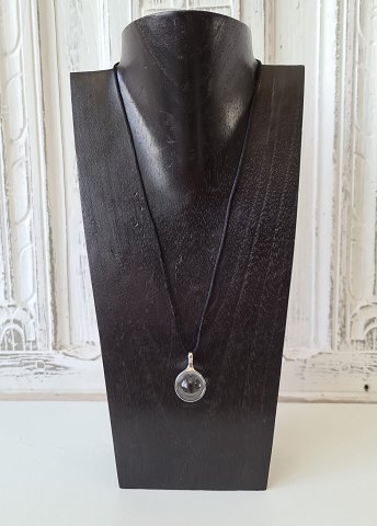 Georg Jensen - Regitze Overgaard - Spirit large pendant with rock crystal in silk cord no. 475B