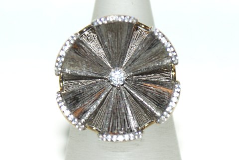 Designers Favorites ring, Sterling sølv
Sort Rhodium og 18 karat guld belægning