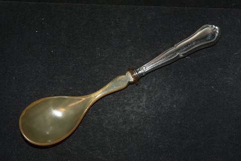 Acidic spoon w / Bone leaf Rita silver cutleryHorsens silverLength 18 cm.SOLD