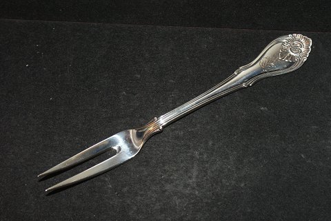 Laying Fork Rococo, Danish silver cutleryW & S Sørensen, Horsens SilverLength 16 cm.