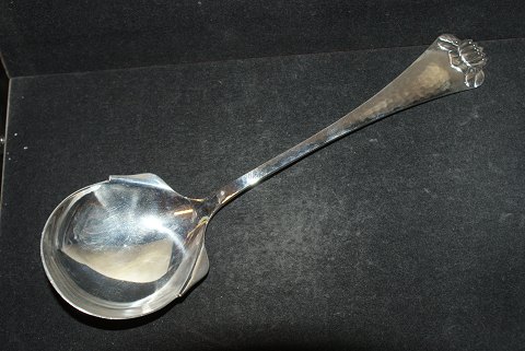 Serving spoon Waterlily Danish silver cutleryHans Hansen SilverLength 21 cm.