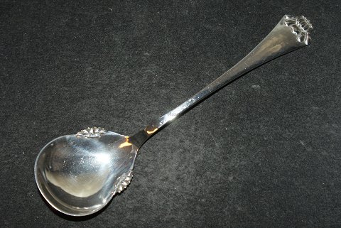 Jam spoon Waterlily Danish silver cutleryHans Hansen SilverLength 14 cm.