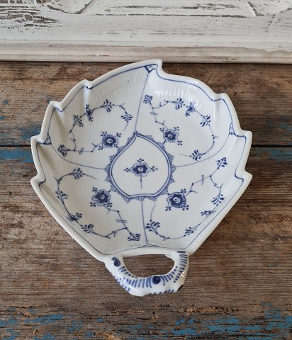 Royal Copenhagen Blue Fluted Leaf Shaped dish No. 144