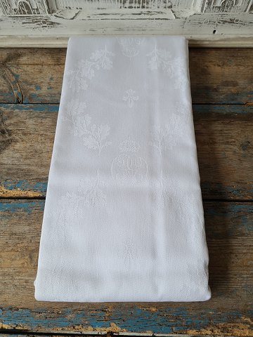 Georg Jensen Damask white tablecloth designed by H.M. Queen Silvia of Sweden & Diana Holstein