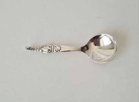 Beautiful jam spoon in silver from Horsens Silver 1953