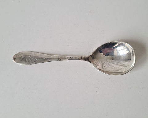 Wedelsborg small serving spoon in silver 14.7 cm.