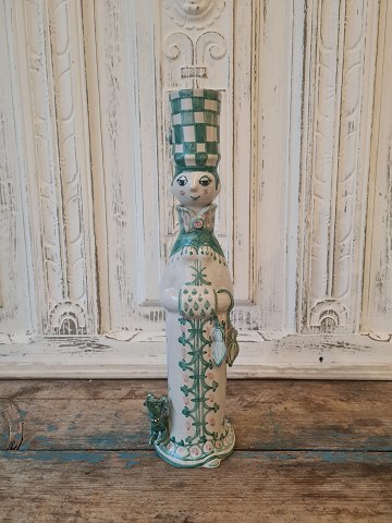 Bjørn Wiinblad figure The four seasons in green - Winter from 1981
