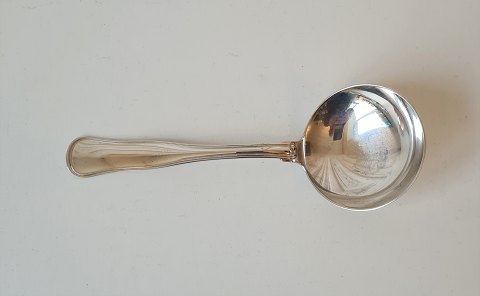Cohr Double fluted serving spoon in silver 17 cm.