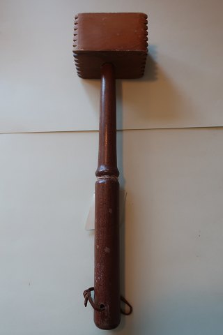 Ein alter schöner FleischklopferAus Holz gemachtMit gutem Patina