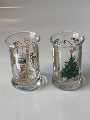HolmegaardChristmas tumbler glassYear. 1991