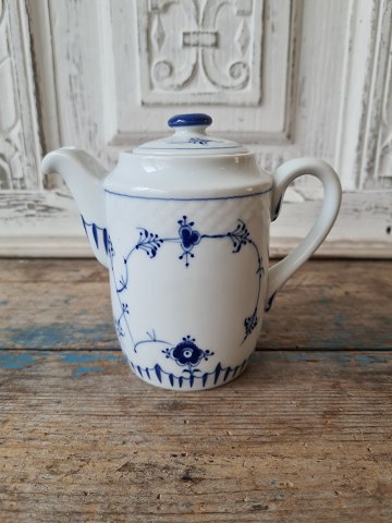 B&G Blue fluted Hotel porcelain small coffee pot no. 1049