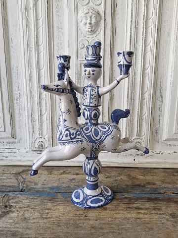 Bjørn Wiinblad three-armed rider candlestick no. 5 L from 1985