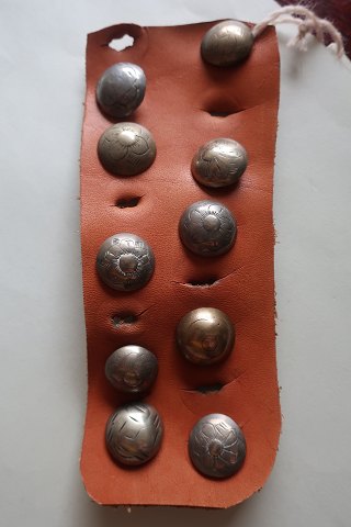 Antique buttons made of silverFrom the end of the 1700-years10 itemsIn a good condition