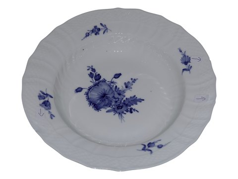 Blå Blomst Svejfet
Dyb suppetallerken 24,0 cm. fra ca. 1840-1860