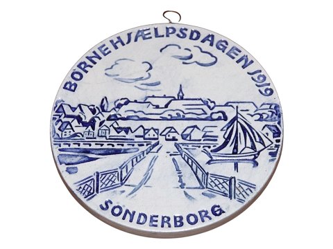 Børnehjælpsdags platte 
1919 Sønderborg