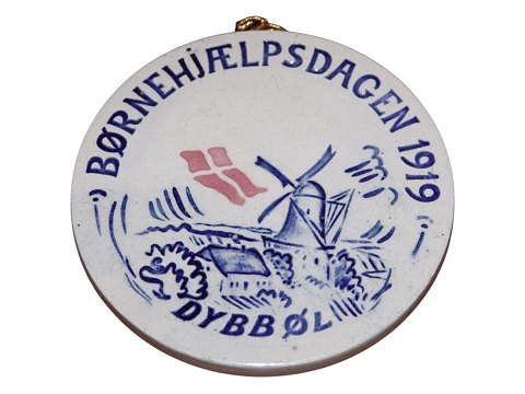 Børnehjælpsdags platte 
1919 Dybbøl Mølle