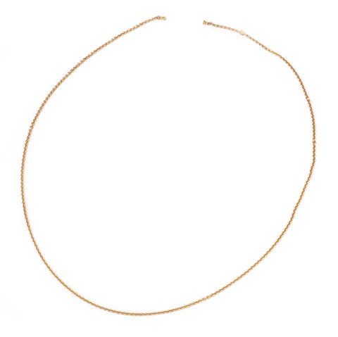 Ole Lynggaard Copenhagen 14kt gold necklace. L: 
71cm