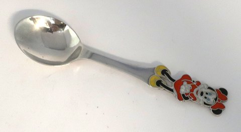 Barneske i sterling sølv fra Disney med Minnie Mouse. Længde 15 cm