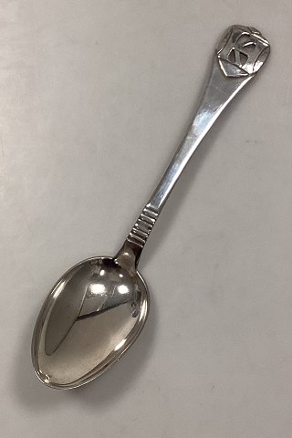 Holger Kyster Sølv Serveringske  Monogram HK