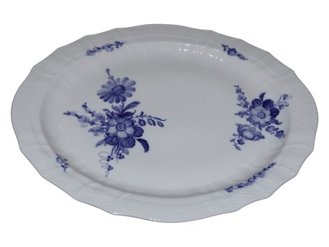 Blå Blomst Svejfet
Stort ovalt fad 40 cm. fra 1923-1928