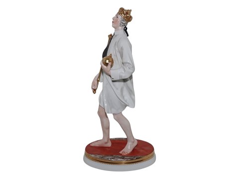 Stor Bing & Grøndahl figur i overglasurKejserens Nye Klæder