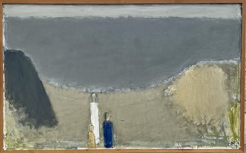 "Vennebjerg mølle" stort flot klassisk mesterværk, maleriet bør ses. På plade i naturramme.