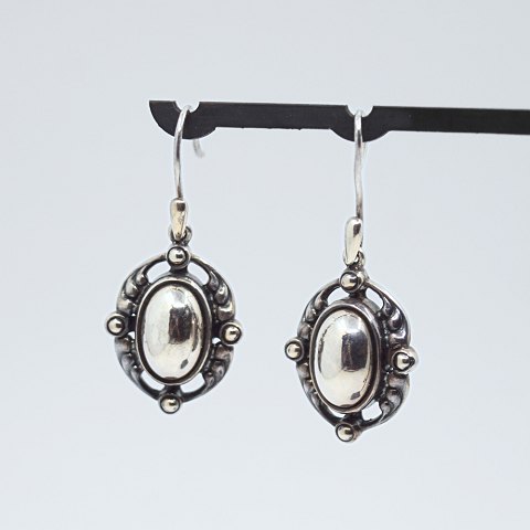 Georg Jensen; Heritage jewellery, 2018, earrings made of sterling silver