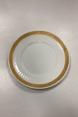 Royal Copenhagen Gold Fan Buffet Plate No. 11505