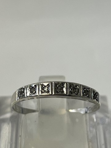 Guld Dame ringe med Diamanter