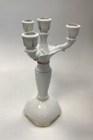 Bing and Grøndahl Hartmann large Four-armed Candlestick.