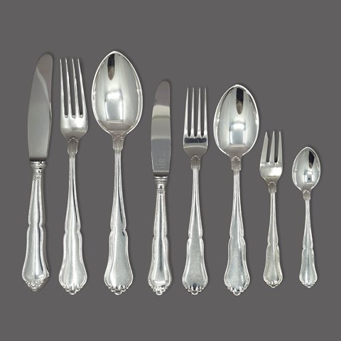 Rita silver cutlery, complete for 12 persons, 120 pieces
