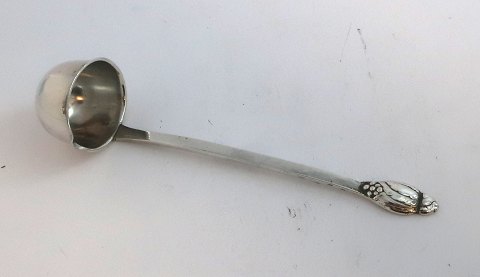 Evald Nielsen. Sølv bestik (830). Bestik no. 6. Flødeske. Længde 13,5 cm