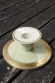 Dagmar with gold Danish porcelain, Candlesticks No 

3335