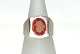 Gold ring with orange stone 14 Karat
Size: 58