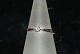 Gold ring with diamonds, 14 carat White Gold
Size: 51