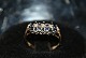 Guldring med Safir og Brillanter 9 Karat
Ringstørrelse 56
