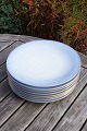 Ballerina with gold Danish porcelain, dinner 
plates 24.5cm
