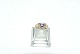 Gold ring with purple stones, 14 Karat
Size: 55