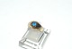 Elegant lady ring with blue stones in 14 carat gold
Size 57