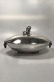 Danam Antik 
presents: 
Georg 
Jensen Sterling 
Silver Oval 
Lidded Serving 
Dish No 408B