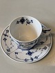 Royal Copenhagen Blue Fluted #Riflet, Mocha cup and saucer Dek.nr. # 1/298.SOLD