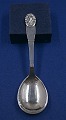 Danish silver flatware, serving spoon 18.5cm from 
year 1936 in lightly hammered silver