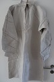 Shift / dress made of good old  flaxThis dress is with long slevesAn antique shift ((sewed by hand) with hand made buttons, embroidered hand-made initials to make the dress beautifulThis antique dress has gussets under the armsIn a good condit