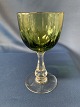 White wine glass Olive Green #Derby Glass from HolmegaardHeight 12 cmSOLD