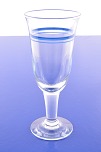 Bl klokke Glass
