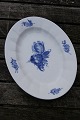 Blå Blomst Kantet porcelæn, små ovale serveringsfade 25cm, nr. 8605 