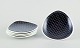 L'Art presents: 
Schramberg, 
Germany. A set 
of five small 
"Mignon" plates 
in faience.