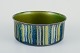 L'Art presents: 
Norwegian 
designer.
Shiny enameled 
copper bowl.
Green and blue 
tones.