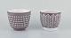 Ingrid 
Atterberg for 
Upsala Ekeby, 
Sweden. 
Two ceramic 
...